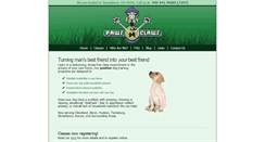 Desktop Screenshot of pawsnclawsacademy.com
